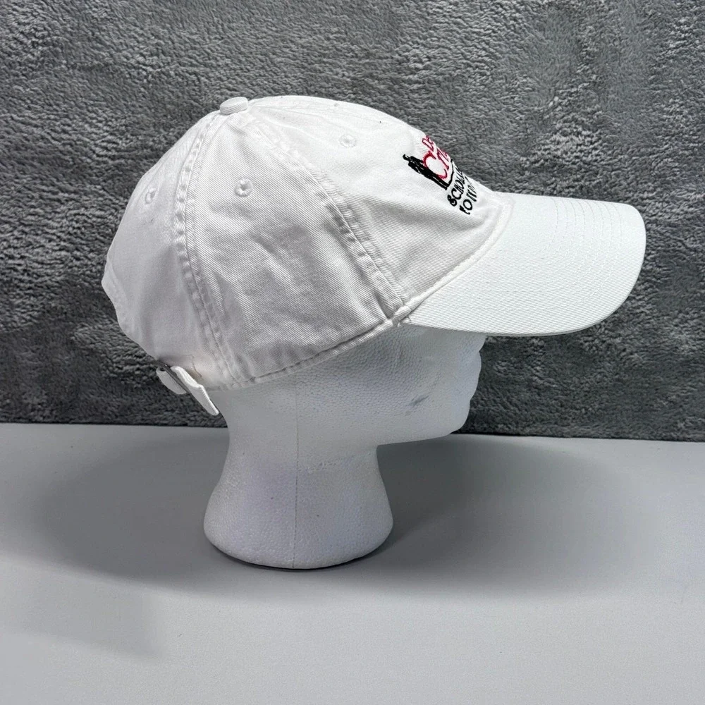 Adidas Denny Crum Scholarship Hat Mens White UofL Basketball Strapback Cap